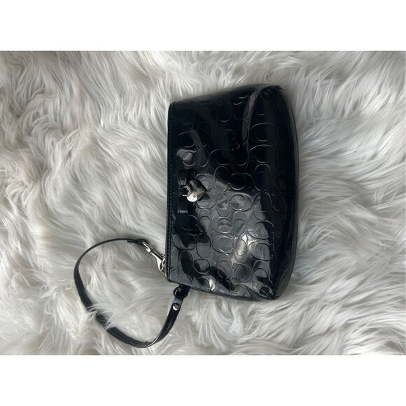 Coach Shiny Wristlet Wallet - Picture 1 of 7